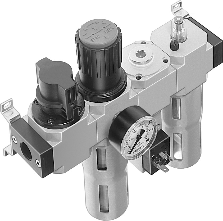 Cụm lọc và điều áp Festo FRC-1/2-D-MIDI-KC 
