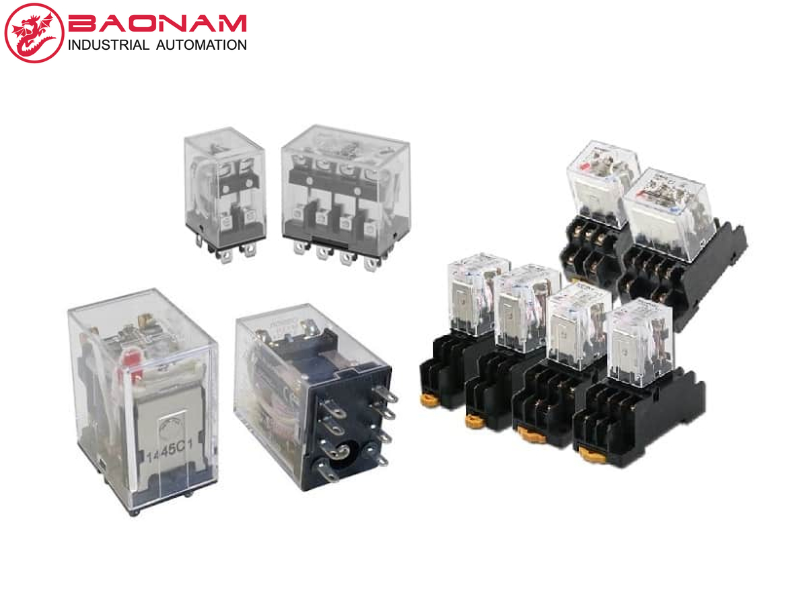 Nguyên lý hoạt động của rơ le trung gian Omron