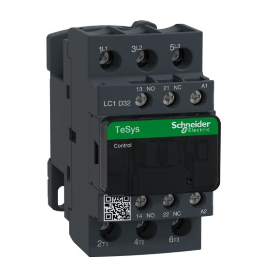 Contactor Schneider LC1D32BD 32A 1NO+1NC 15kW 24VDC