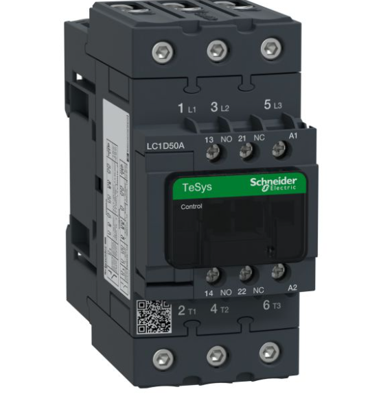 Contactor Schneider LC1D50AE7 50A 1NO+1NC 48V