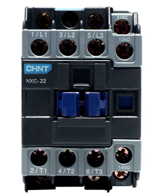 Contactor Chint NXC-22 22A 11kW 1NO+1NC Coil 220V