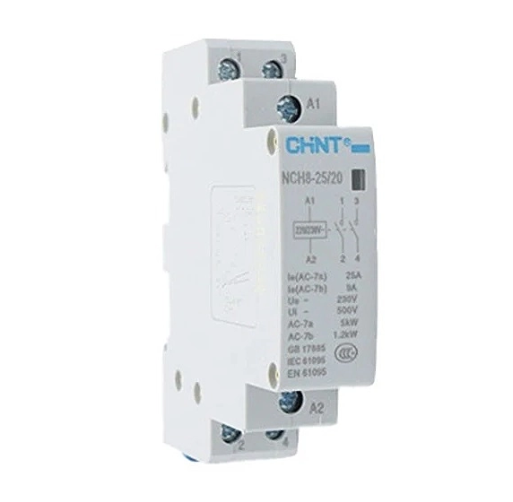 Khởi động từ 1 Pha Chint NCH8-25/20 25A 2NO 1P