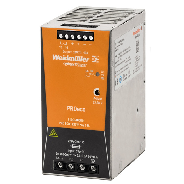Bộ nguồn Weidmuller pro eco3 240W 24V 10A 