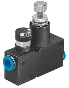 Van tiết lưu đo áp suất Festo LRMA-QS-6 