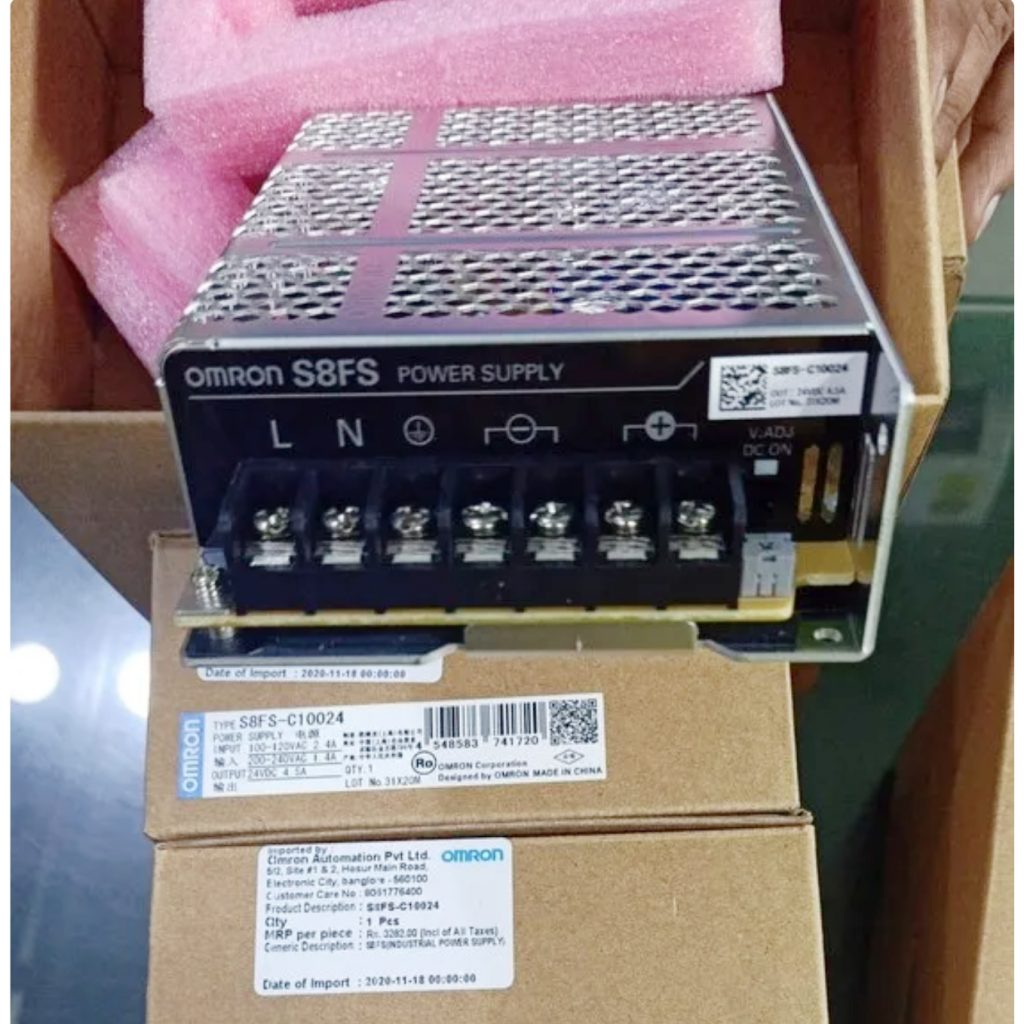 Bộ nguồn tổ ong Omron S8FS-C10024 4.5A 24V 100W